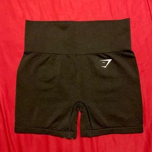 Black Gym shark athletic compression shorts
